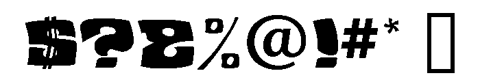 Contest Regular Font OTHER CHARS