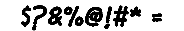 Conversa Bold Font OTHER CHARS