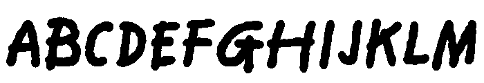 Conversa Bold Font UPPERCASE