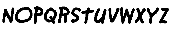Conversa Bold Font UPPERCASE