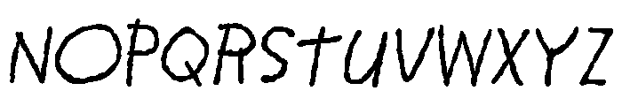 Conversa Regular Font UPPERCASE