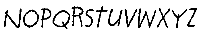 Conversa Regular Font LOWERCASE