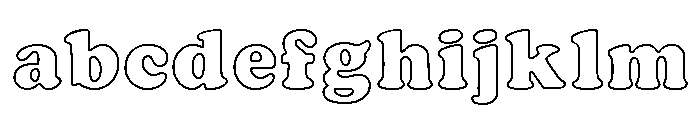 Cooper Black Outline FONT