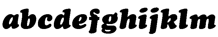 Cooper Black Regular Italic FONT
