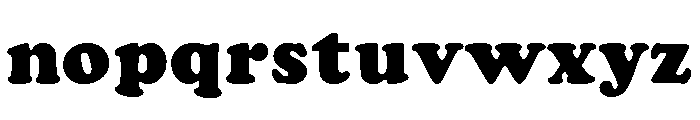 Cooper Black Regular Font LOWERCASE