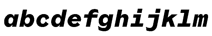 Coordinates Bold Italic FONT