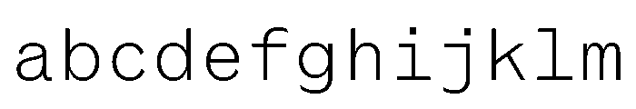 Coordinates Light FONT