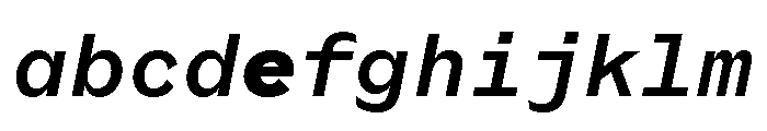Coordinates Medium Italic FONT