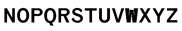 Coordinates Medium Font UPPERCASE