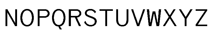 Coordinates Regular Font UPPERCASE