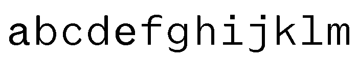 Coordinates Regular FONT