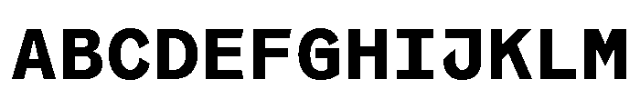Coordinates Semi Bold Font UPPERCASE