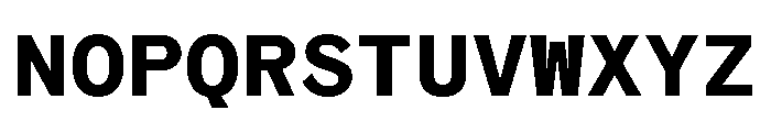 Coordinates Semi Bold Font UPPERCASE