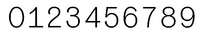 Coordinates Font OTHER CHARS