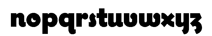Coquette Black Font LOWERCASE