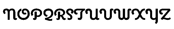 Coquette Bold Font UPPERCASE
