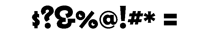 Coquette Extra Bold Font OTHER CHARS