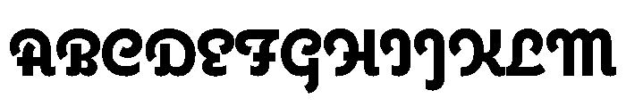 Coquette Extra Bold Font UPPERCASE