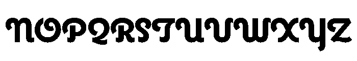 Coquette Extra Bold Font UPPERCASE