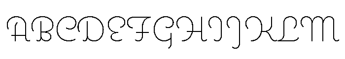 Coquette Light Font UPPERCASE