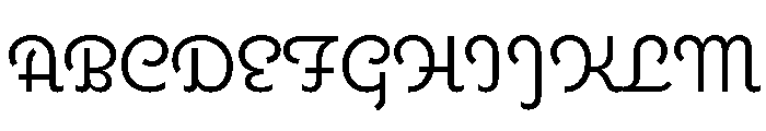 Coquette Regular Font UPPERCASE