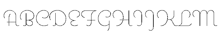 Coquette Thin Font UPPERCASE