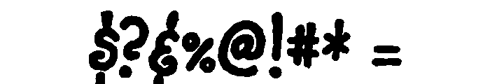 Corndog Clean Font OTHER CHARS