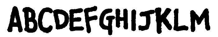 Corndog Clean Font UPPERCASE