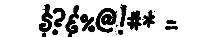 Corndog Regular Font OTHER CHARS