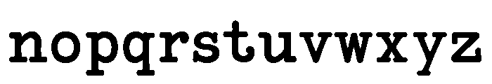 Coronette Regular Font LOWERCASE
