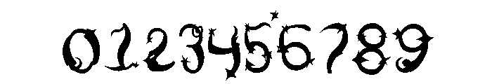 Cosmic Odyssey Regular Font OTHER CHARS
