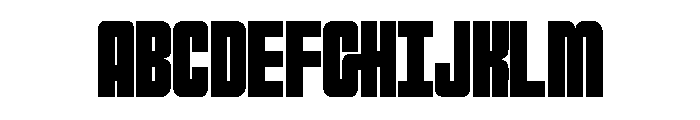 Cosmic Regular Font UPPERCASE