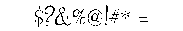 Couchlover Light Font OTHER CHARS