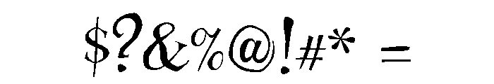 Couchlover Regular Font OTHER CHARS