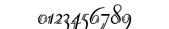 Counter Cursive Font OTHER CHARS