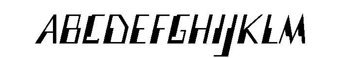 Counter Hack Font UPPERCASE