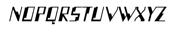 Counter Hack Font UPPERCASE