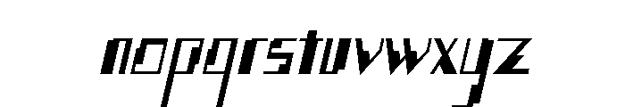 Counter Hack Font LOWERCASE