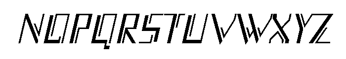 Counter Line Font UPPERCASE