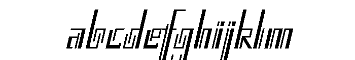 Counter Line FONT