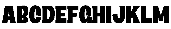 Country Blues Black Font UPPERCASE