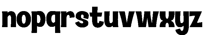 Country Blues Bold Font LOWERCASE