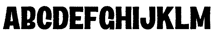 Country Blues Raw Bold Font UPPERCASE