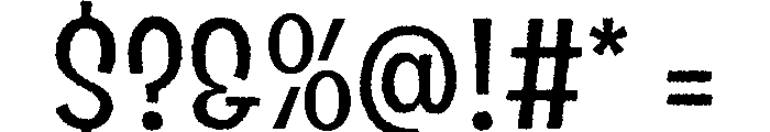 Country Blues Raw Regular Font OTHER CHARS