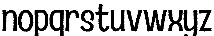 Country Blues Raw Regular Font LOWERCASE