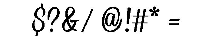 Country Blues Script Regular Font OTHER CHARS