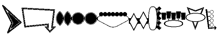 Country Blues Signs Font LOWERCASE
