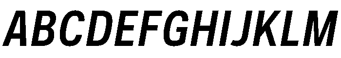 Couplet Bold Italic Font UPPERCASE