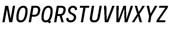 Couplet Demi Bold Italic Font UPPERCASE