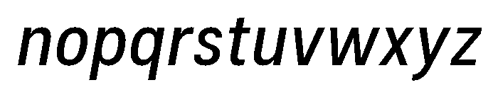 Couplet Demi Bold Italic Font LOWERCASE